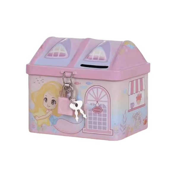 House Shape Coin Tin