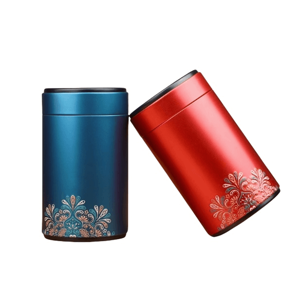Round Tea Tin