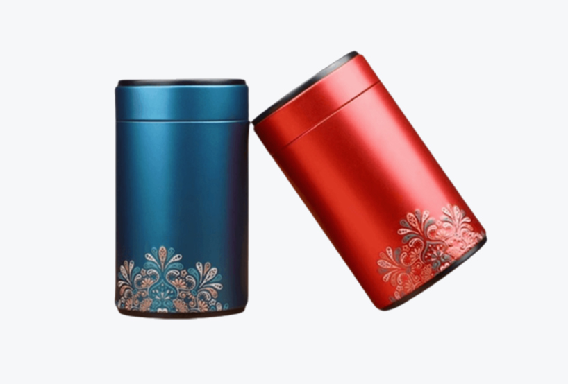 Round Tea Tin