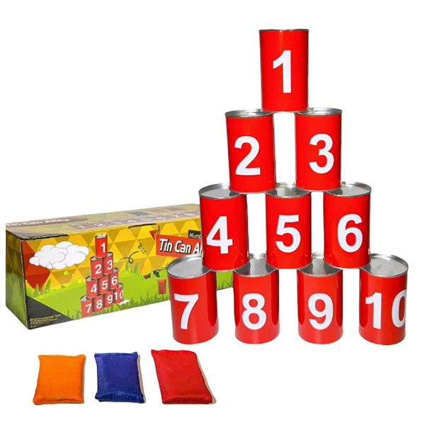 Throwing Game Tins